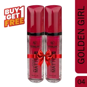 Golden Girl Studio Makeup Velvet Matte Attractive Lipstick – 04 (Buy 1 Get 1 Free)